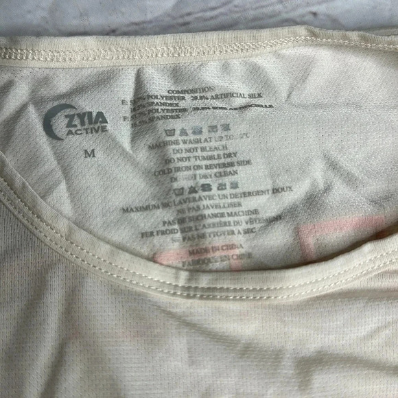 Zyia women’s light pink athlete tank size M GUC - Picture 3 of 3